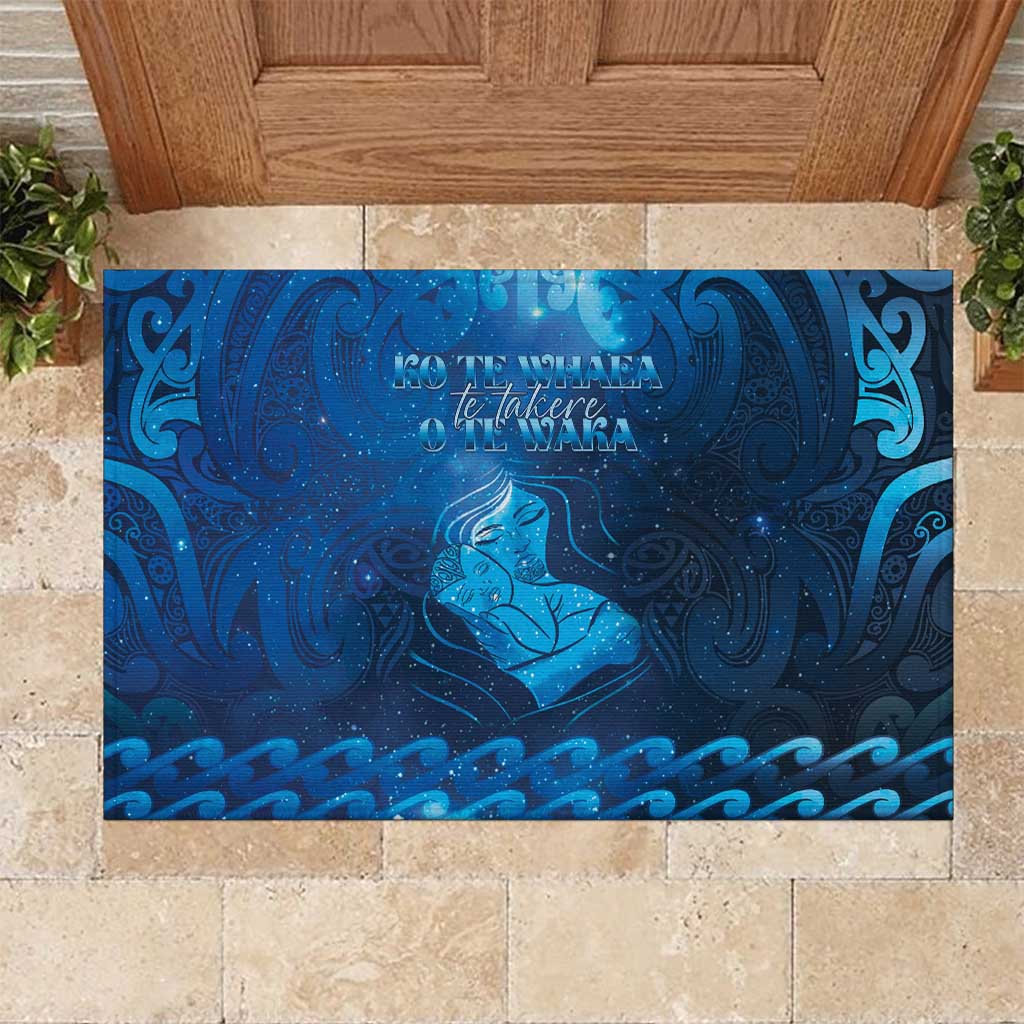 New Zealand Mother's Day Rubber Doormat Ko Te Whaea Te Takere O Te Waka