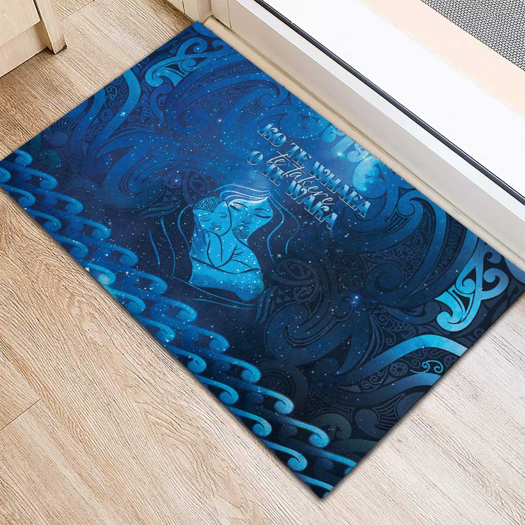 New Zealand Mother's Day Rubber Doormat Ko Te Whaea Te Takere O Te Waka