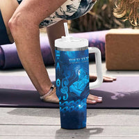 Personalised New Zealand Mother's Day Tumbler With Handle Ko Te Whaea Te Takere O Te Waka LT05 - Polynesian Pride
