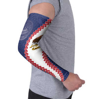 American Samoa Eagle Arm Sleeves Polynesian Tribal Pattern Curve Style LT05 - Polynesian Pride