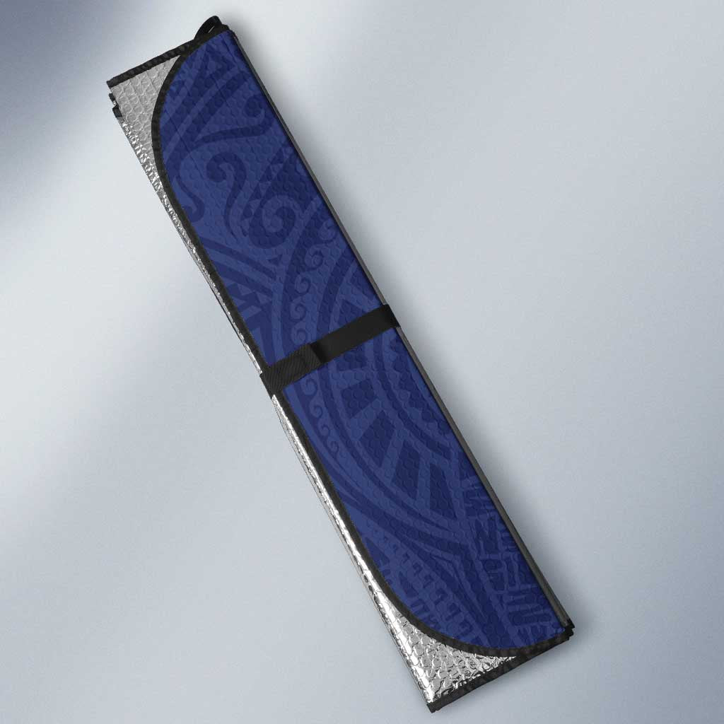 American Samoa Eagle Auto Sun Shade Polynesian Tribal Pattern Curve Style LT05 - Polynesian Pride