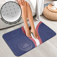 American Samoa Eagle Bathroom Set Polynesian Tribal Pattern Curve Style