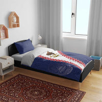 American Samoa Eagle Bedding Set Polynesian Tribal Pattern Curve Style LT05 - Polynesian Pride