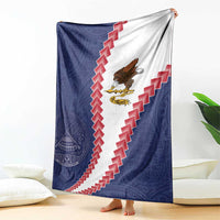 American Samoa Eagle Blanket Polynesian Tribal Pattern Curve Style LT05 - Polynesian Pride