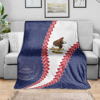 American Samoa Eagle Blanket Polynesian Tribal Pattern Curve Style LT05 - Polynesian Pride