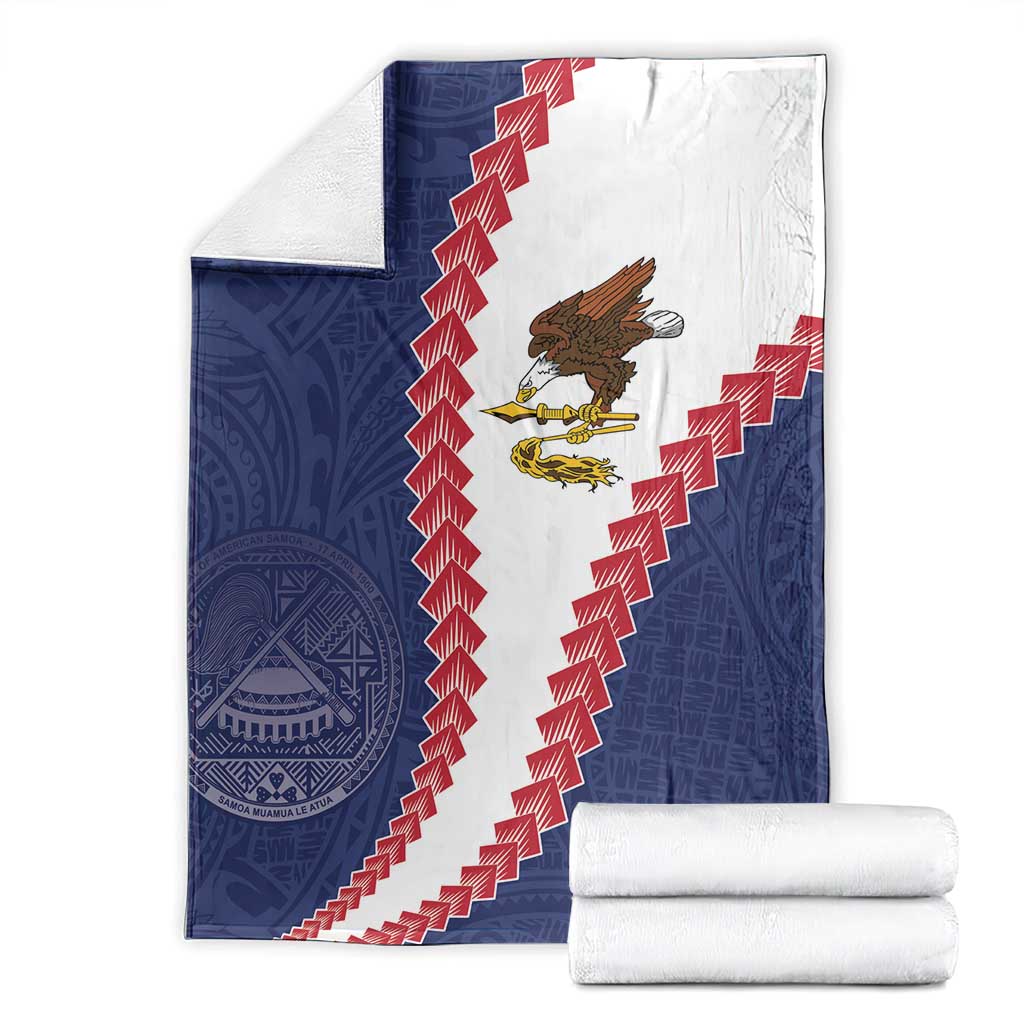 American Samoa Eagle Blanket Polynesian Tribal Pattern Curve Style LT05 - Polynesian Pride