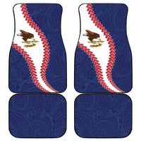 American Samoa Eagle Car Mats Polynesian Tribal Pattern Curve Style LT05 - Polynesian Pride