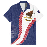American Samoa Eagle Family Matching Mermaid Dress and Hawaiian Shirt Polynesian Tribal Pattern Curve Style