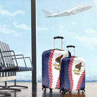 American Samoa Eagle Luggage Cover Polynesian Tribal Pattern Curve Style LT05 - Polynesian Pride
