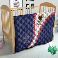 American Samoa Eagle Quilt Polynesian Tribal Pattern Curve Style