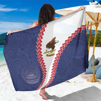 American Samoa Eagle Sarong Polynesian Tribal Pattern Curve Style