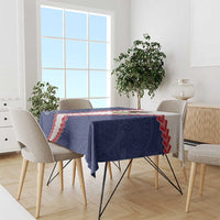 American Samoa Eagle Tablecloth Polynesian Tribal Pattern Curve Style LT05 - Polynesian Pride