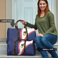 American Samoa Eagle Travel Bag Polynesian Tribal Pattern Curve Style LT05 - Polynesian Pride