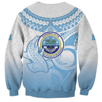 Micronesia Constitution Day Sweatshirt Polynesian Tribal Tattoo Simple Style