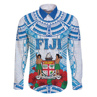 Personalised Fiji Ratu Sir Lala Sukuna Day Family Matching Long Sleeve Bodycon Dress and Hawaiian Shirt Hibiscus Tapa Pattern
