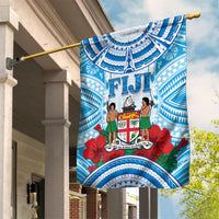 Fiji Ratu Sir Lala Sukuna Day Garden Flag Hibiscus Tapa Pattern