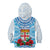 Personalised Fiji Ratu Sir Lala Sukuna Day Kid Hoodie Hibiscus Tapa Pattern