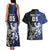 New Zealand And Scotland Rugby Custom Couples Matching Tank Maxi Dress and Hawaiian Shirt Maori Tiki With Thistle Together