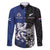 New Zealand And Scotland Rugby Custom Family Matching Puletasi and Hawaiian Shirt Maori Tiki With Thistle Together