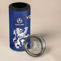 Fiji And Scotland Rugby Custom 4 in 1 Can Cooler Tumbler Fijian Palm Tree With Thistle Together LT05 - Polynesian Pride
