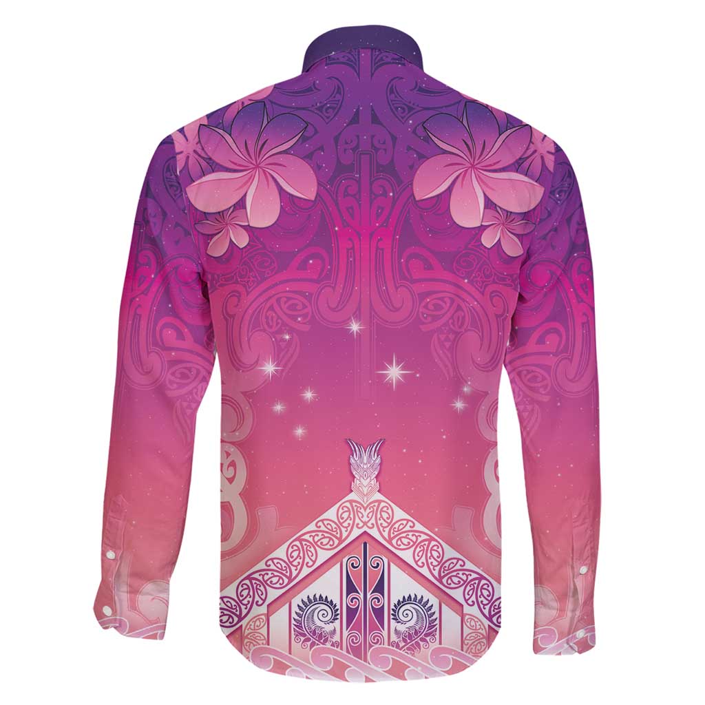 New Zealand Matariki Family Matching Puletasi and Hawaiian Shirt Maori Marae Purple Galaxy LT05 - Polynesian Pride