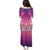 New Zealand Matariki Family Matching Puletasi and Hawaiian Shirt Maori Marae Purple Galaxy