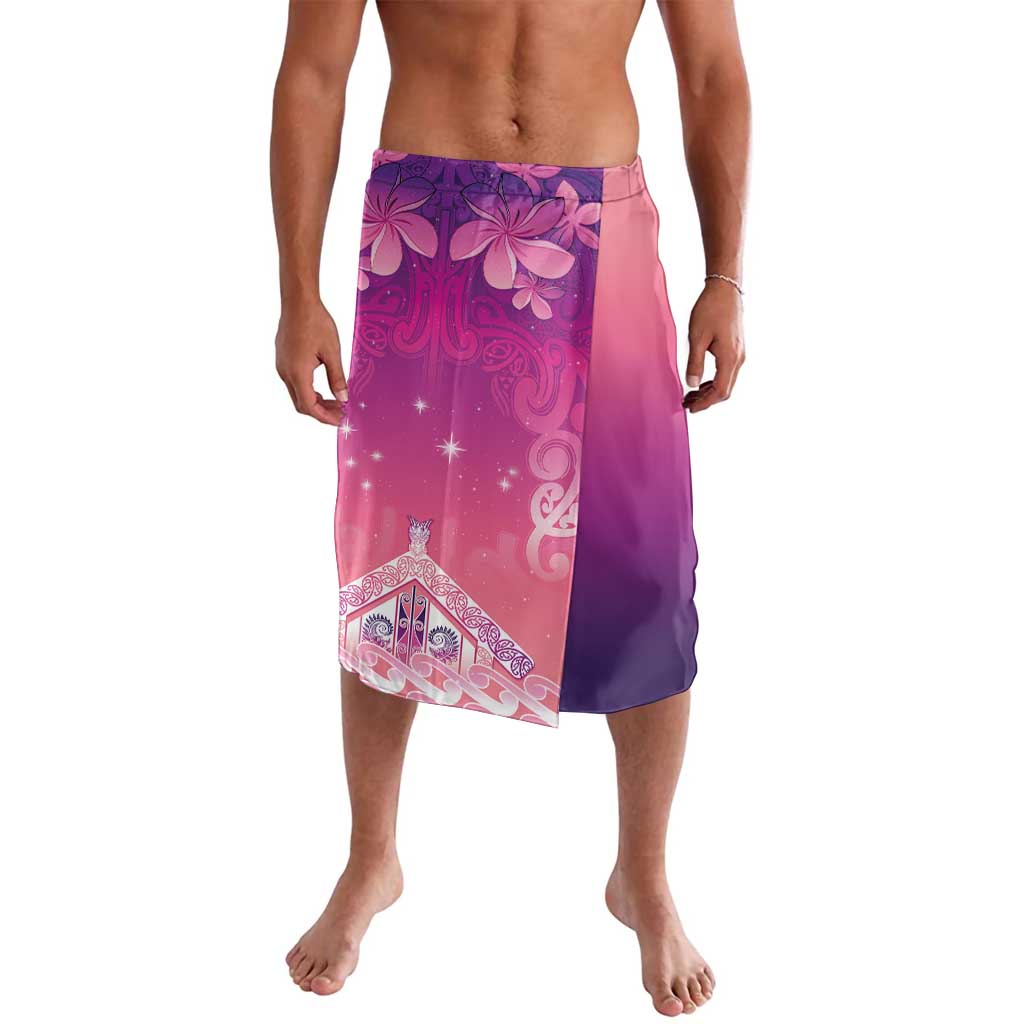 New Zealand Matariki Lavalava Maori Marae Purple Galaxy