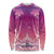 New Zealand Matariki Long Sleeve Shirt Maori Marae Purple Galaxy