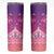 New Zealand Matariki Skinny Tumbler Maori Marae Purple Galaxy