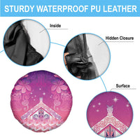 New Zealand Matariki Spare Tire Cover Maori Marae Purple Galaxy LT05 - Polynesian Pride