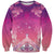 New Zealand Matariki Sweatshirt Maori Marae Purple Galaxy