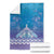 New Zealand Matariki Blanket Maori Marae Cyan Galaxy