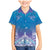 New Zealand Matariki Family Matching Mermaid Dress and Hawaiian Shirt Maori Marae Cyan Galaxy