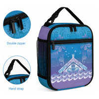 New Zealand Matariki Lunch Bag Maori Marae Cyan Galaxy LT05 - Polynesian Pride
