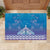 New Zealand Matariki Rubber Doormat Maori Marae Cyan Galaxy