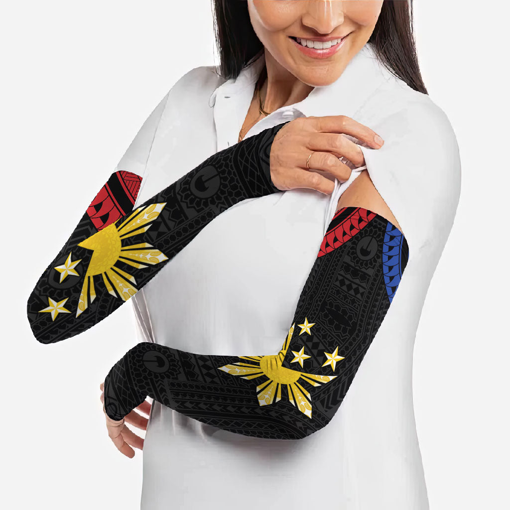 Philippines Independence Day Arm Sleeves Proud To Be Pinoy LT05 - Polynesian Pride