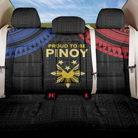 Philippines Independence Day Back Car Seat Cover Proud To Be Pinoy LT05 One Size Black - Polynesian Pride