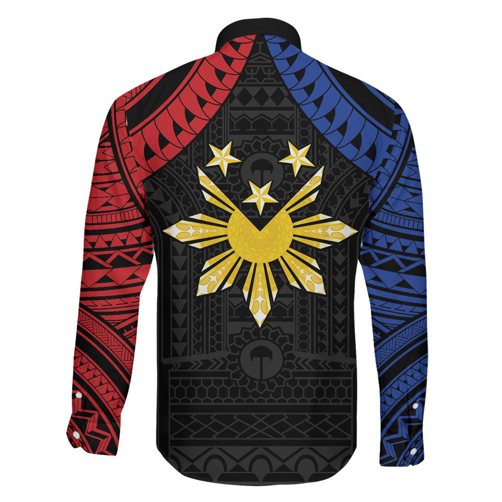Philippines Independence Day Family Matching Tank Maxi Dress and Hawaiian Shirt Proud To Be Pinoy LT05 - Polynesian Pride