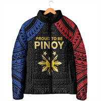 Philippines Independence Day Padded Jacket Proud To Be Pinoy