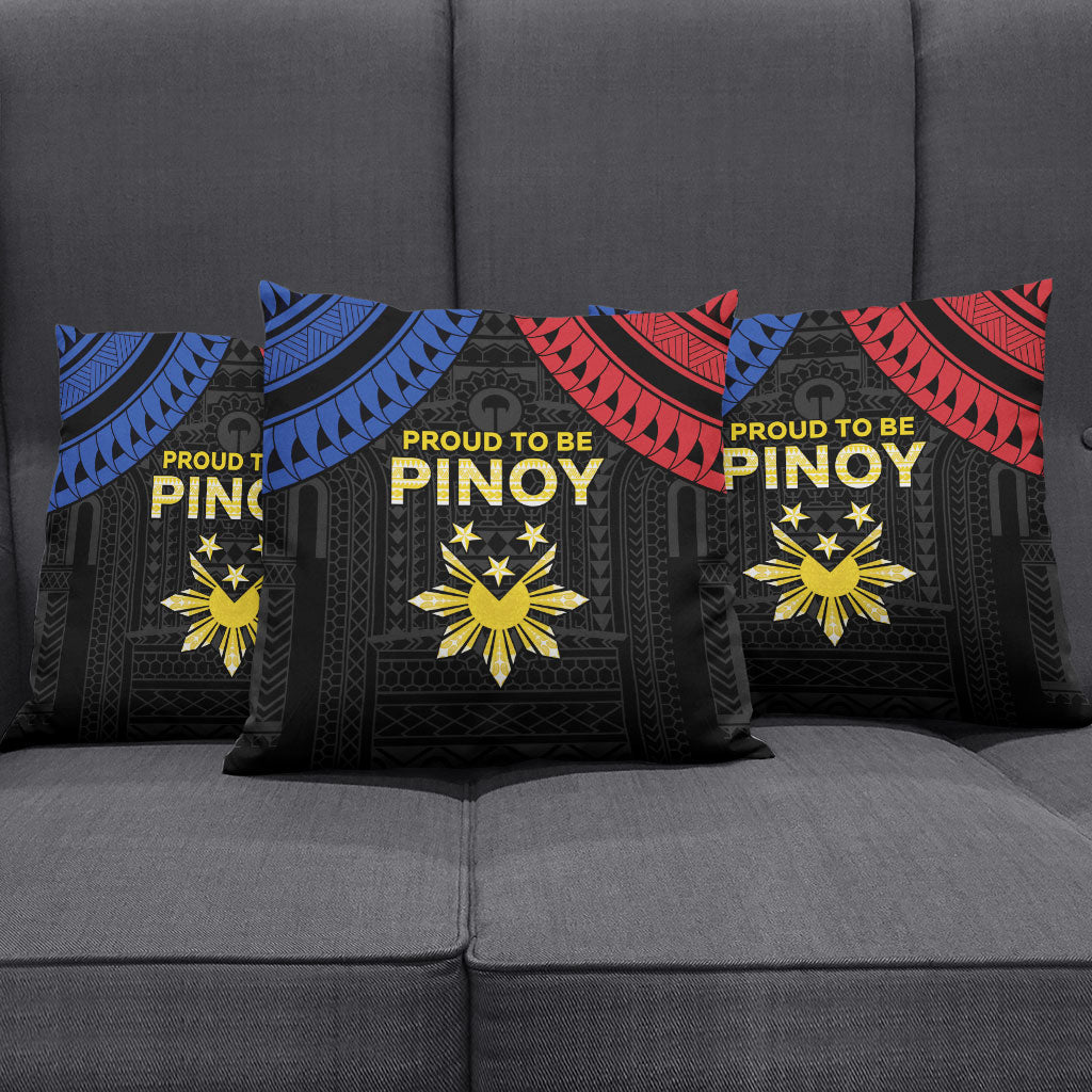 Philippines Independence Day Pillow Cover Proud To Be Pinoy LT05 - Polynesian Pride