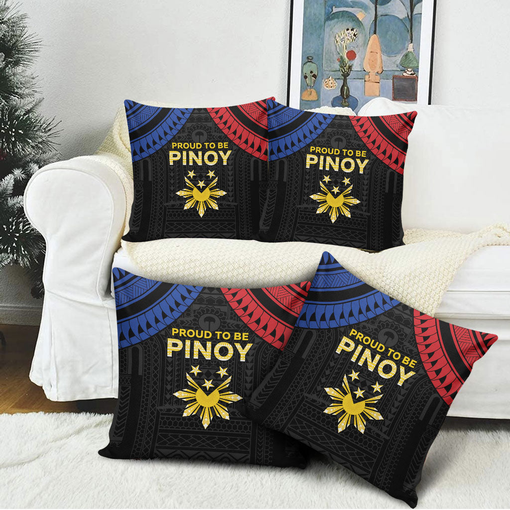 Philippines Independence Day Pillow Cover Proud To Be Pinoy LT05 - Polynesian Pride