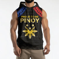 Philippines Independence Day Sleeveless Hoodie Proud To Be Pinoy LT05 - Polynesian Pride