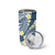 Plumeria With Blue Polynesian Tattoo Pattern Tumbler Cup