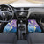 Plumeria With Galaxy Polynesian Tattoo Pattern Car Mats