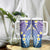 Plumeria With Galaxy Gradient Polynesian Tattoo Pattern Tumbler With Handle