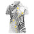 Plumeria With White Polynesian Tattoo Pattern Women Polo Shirt