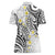 Plumeria With White Polynesian Tattoo Pattern Women Polo Shirt