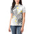 Plumeria With White Polynesian Tattoo Pattern Women Polo Shirt