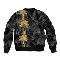 Hawaiian Honu And Surfboards Bomber Jacket Gold Style LT05 - Polynesian Pride