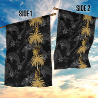 Hawaiian Honu And Surfboards Garden Flag Gold Style - Polynesian Pride